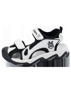 Низкие Детские сандалии, черный/белый Bobdog