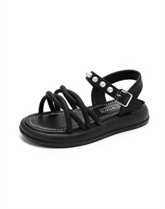 Сандалии детские, противоскользящие, износостойкие, низкие, черный Firs kids