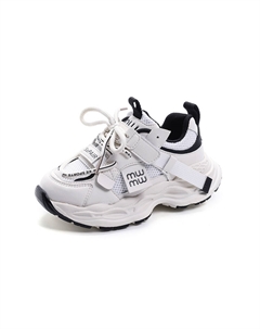 Низкие детские кроссовки для повседневной жизни, черный Firs kids