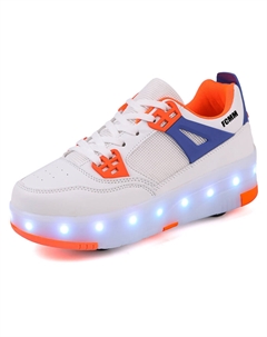 Дышащие низкие повседневные кроссовки для детей, белый/синий Fcmm