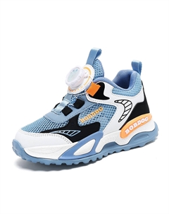 Кроссовки для бега для детей с низким верхом, амортизирующие, устойчивые к истиранию, дышащие, с защитой от отскока, синий Bobdog