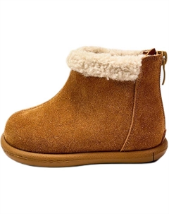 Детские зимние ботинки для дошкольников, желтый Qinuoshu