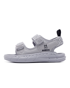 Детские сандалии с низким верхом, устойчивые к истиранию, дышащие, серый Bobdog