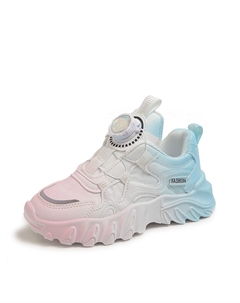 Нескользящие, амортизирующие, износостойкие, дышащие, низкие повседневные кроссовки для детей, розовый Zhule