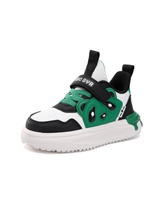 Детские кроссовки для бега, черный/зеленый Tonybear