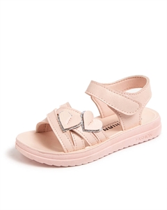 Детские сандалии с низким верхом, устойчивые к ударам, износостойкие, с отскоком, легкие и амортизирующие, розовый Qiquduck