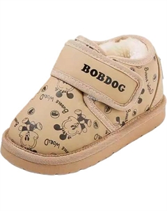 Нескользящие износостойкие низкие туфли для малышей, хаки Bobdog