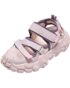 Детские сандалии с низким верхом, устойчивые к истиранию, дышащие, фиолетовый/розовый Tatá