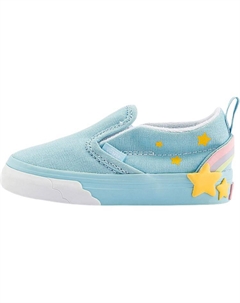 Низкие туфли-слипоны для малышей (для младенцев и малышей), синий Vans