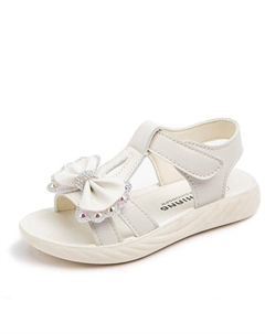 Детские сандалии из нескользящей, износостойкой, дышащей и быстросохнущей ткани., белый Adoonga