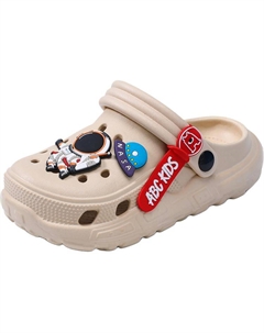 Нескользящие, противоударные, износостойкие, дышащие, легкие, амортизирующие тапочки для детей, бежевый Abc-kids