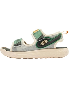 Детские сандалии с низким верхом, устойчивые к износу и скольжению, для подростков, серый/зеленый Qiaodan