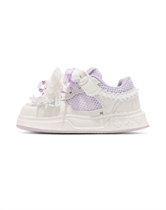 Износостойкие дышащие детские кроссовки для скейтбординга, фиолетовый Yuzhaolin