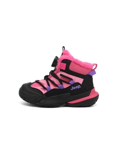 Детские зимние ботинки для детей, черный/розовый/розовый Jeep