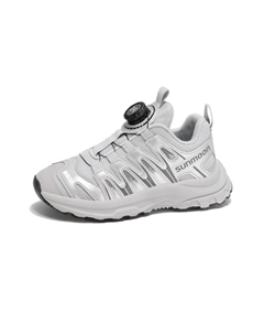 Прочные дышащие низкие повседневные кроссовки для детей, серый Fcmm