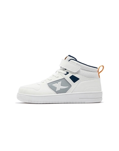 Детские кроссовки для скейтбординга с противоскользящей подошвой, износостойкие, белые Xtep