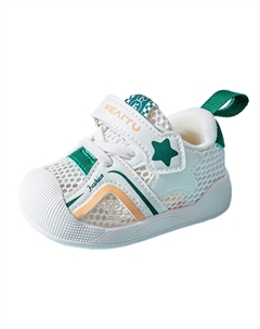 Дышащие, нескользящие и износостойкие низкие туфли для малышей, зеленый Bradmiller