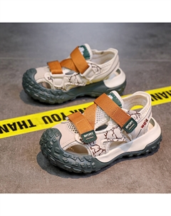 Сандалии детские дышащие с низким верхом, желтый Firs kids