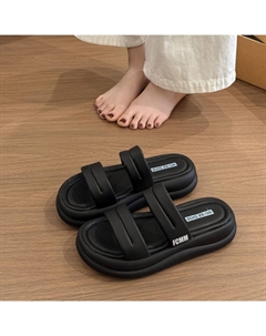 Детские шлепанцы для улицы (начальная школа), черный Fcmm