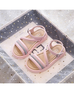 Сандалии детские, противоскользящие, износостойкие, низкие, розовый Firs kids