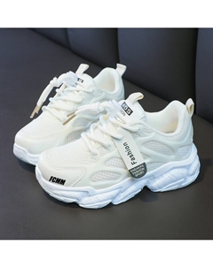 Нескользящие и дышащие низкие повседневные кроссовки для детей, экрю Fcmm