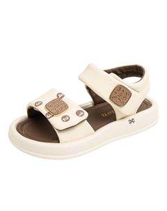 Противоскользящие детские сандалии для детей, экрю Yuzhaolin