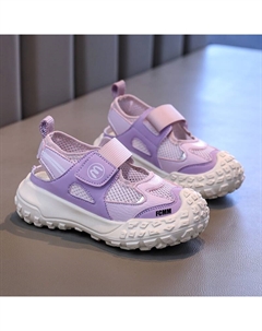 Нескользящие, легкие, амортизирующие и дышащие, низкие повседневные кроссовки для детей, фиолетовый Fcmm
