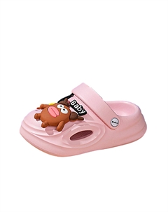 Детские сабо Rebound, устойчивые к истиранию, дышащие, нескользящие, розовый Nezhachaohai