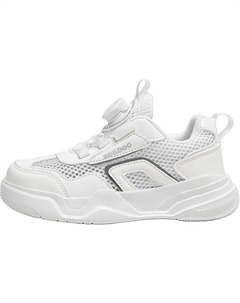 Низкие противоскользящие кроссовки для бега для детей, белый Bobdog