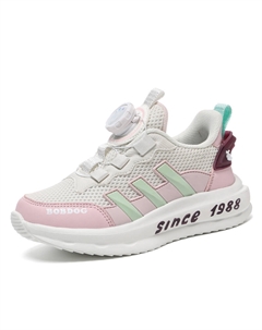 Нескользящие, износостойкие, дышащие низкие детские кроссовки для повседневной носки, розовый Bobdog