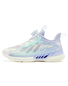 Дышащие, легкие, амортизирующие, низкие детские кроссовки для бега. Для детей от 3 до 7 лет., лаванда Qiaodan