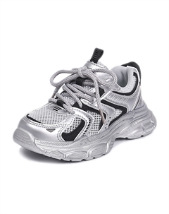 Нескользящие, износостойкие, дышащие низкие повседневные кроссовки для детей, серый Firs kids