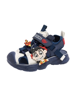 Детские сандалии с нескользящей подошвой, синий Yuzhaolin