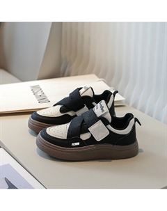 Низкие противоскользящие износостойкие детские кроссовки для скейтбординга, черный Fcmm