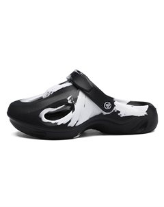 Детские сабо для начальной школы, черный Marcolor