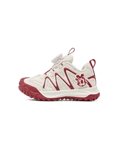 Кроссовки для бега для детей с низким верхом, устойчивые к истиранию, с отскоком, дышащие, легкие, с амортизацией и противоскользящими свойствами, бежевый/красный Bobdog