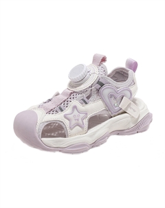 Нескользящие, износостойкие, дышащие детские сандалии для детей, фиолетовый Rhobesam