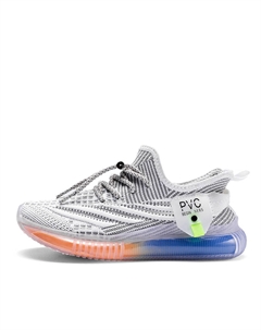 Износостойкие дышащие легкие амортизирующие бесшумные повседневные кроссовки для детей и подростков, белый/серый Firs kids