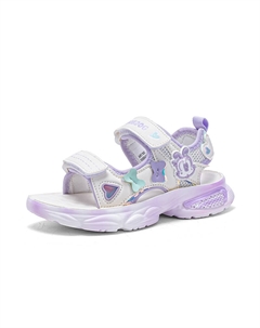 Детские сандалии для подростков, бежевый/фиолетовый Bobdog
