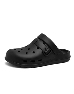 Подростковые противоскользящие и износостойкие дышащие детские сабо, черный Nezhachaohai