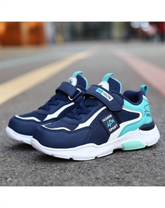 Нескользящие, износостойкие, дышащие низкие повседневные кроссовки для детей, синий Firs kids