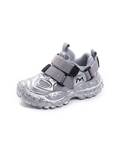 Дышащие низкие детские повседневные кроссовки Kids', серебряный Firs kids