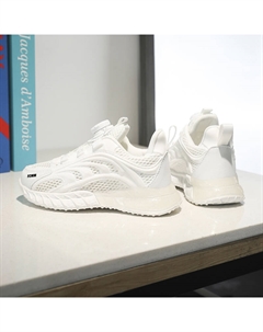 Кроссовки для бега с низким верхом, противоскользящей амортизацией, отскоком и воздухопроницаемостью, белые, детские Fcmm