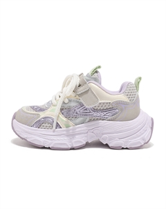 Нескользящие, легкие, амортизирующие, низкие, повседневные кроссовки для детей, бежевый/зеленый/фиолетовый Abc-kids