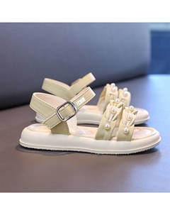 Сандалии детские, противоскользящие, дышащие, низкие, экрю Fcmm