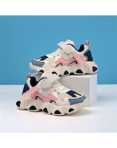 Низкие повседневные кроссовки для детей, бежевый/синий/розовый Firs kids