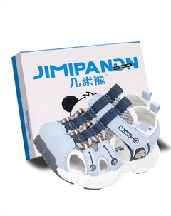 Детские сандалии с противоскользящей подошвой и износостойкими подошвами для детей от 3 до 7 лет, серый/синий Jimixiong