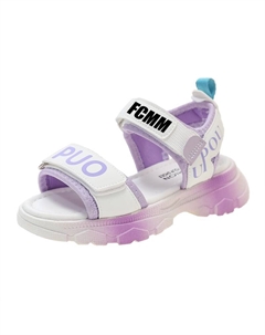 Сандалии детские, противоскользящие, дышащие, низкие, фиолетовый Fcmm