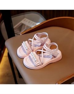 Противоскользящие детские сандалии для детей, розовый Firs kids