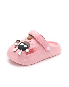 Детские тапочки с низким верхом, противоскользящие, с амортизацией, устойчивые к истиранию, дышащие, с защитой от ударов, розовый Zhule